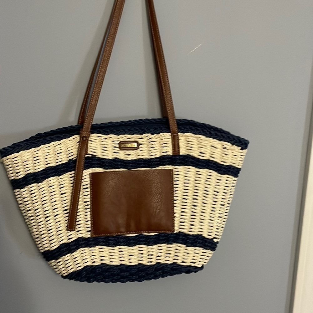 Sun and Sand straw tote